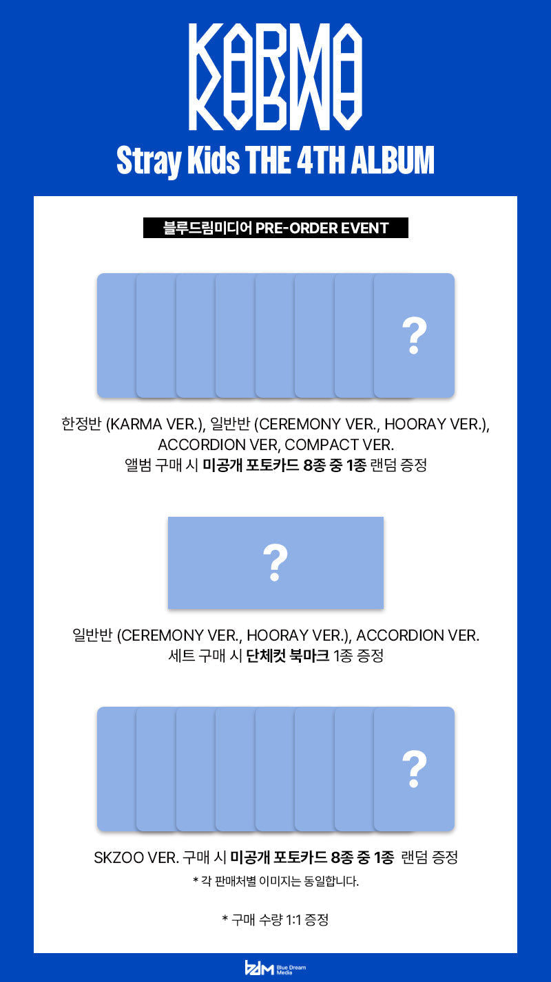 Stray Kids 4th Album KARMA: Official K-Pop Music CD Collectible Fan Edition