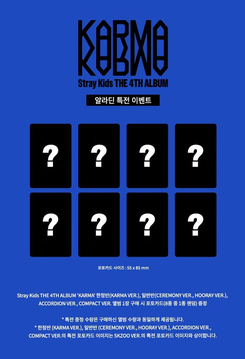 Stray Kids 4th Album KARMA: Official K-Pop Music CD Collectible Fan Edition