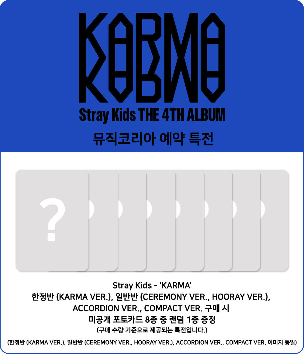 Stray Kids 4th Album KARMA: Official K-Pop Music CD Collectible Fan Edition