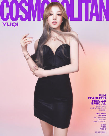 Cosmopolitan Korea March 2024 Issue(G)I-DLE Minnie, Miyeon, and Yuqi image 1