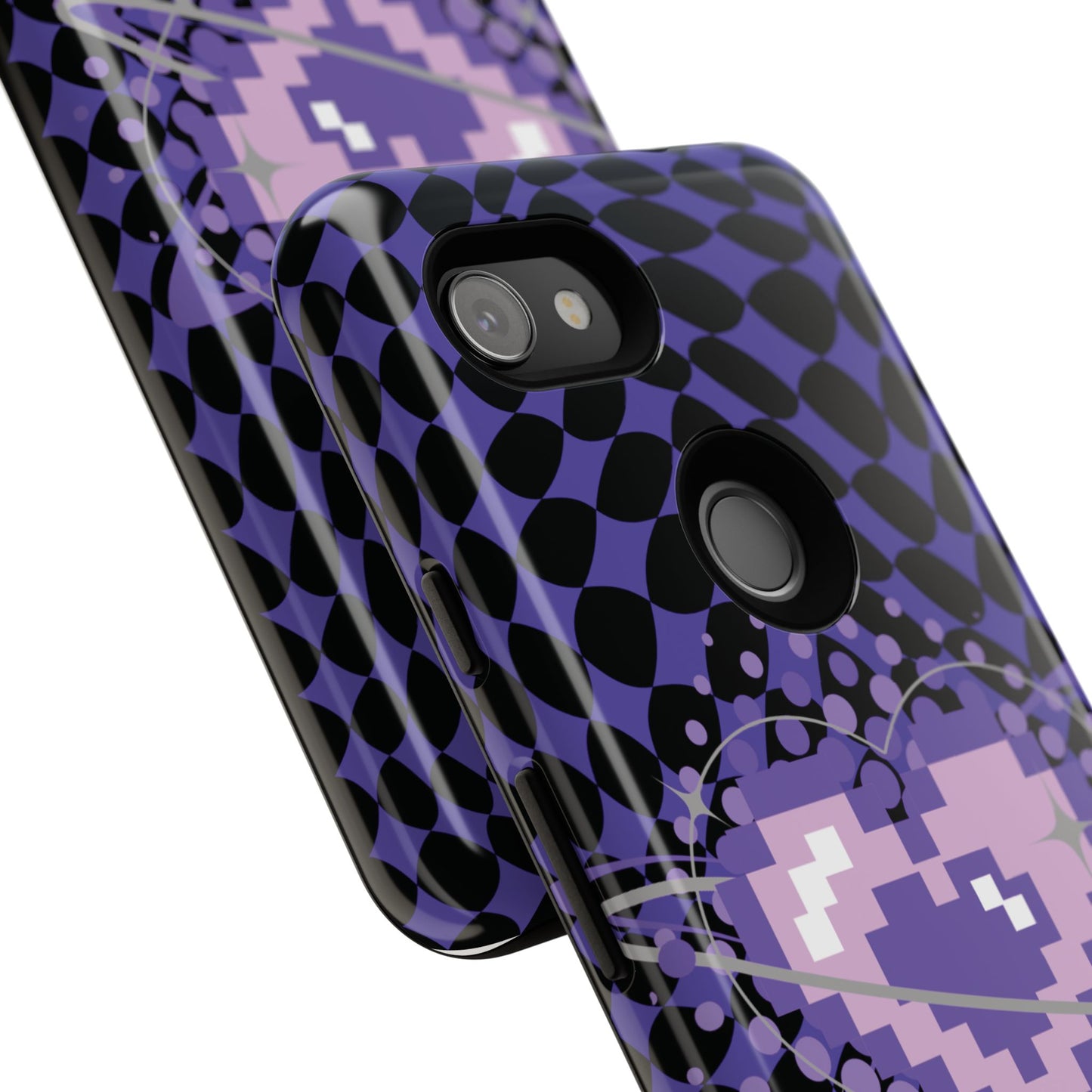 Pixel Heart Phone Case - Tough, Durable Protection for Gamers, Gift for Birthdays, Retro Aesthetic, Cute Tech Accessories, Holiday [...]