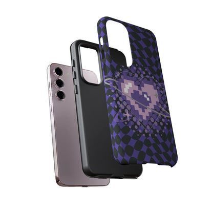 Pixel Heart Phone Case - Tough, Durable Protection for Gamers, Gift for Birthdays, Retro Aesthetic, Cute Tech Accessories, Holiday [...]