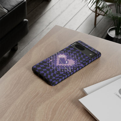 Pixel Heart Phone Case - Tough, Durable Protection for Gamers, Gift for Birthdays, Retro Aesthetic, Cute Tech Accessories, Holiday [...]