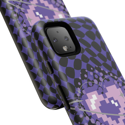 Pixel Heart Phone Case - Tough, Durable Protection for Gamers, Gift for Birthdays, Retro Aesthetic, Cute Tech Accessories, Holiday [...]