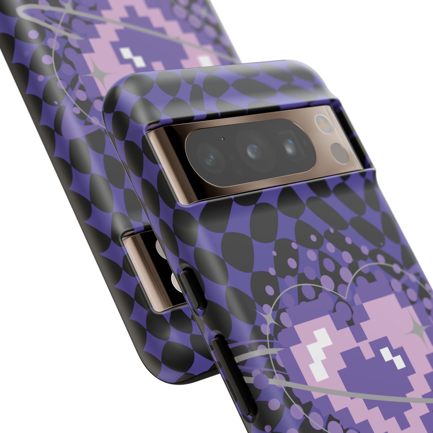 Pixel Heart Phone Case - Tough, Durable Protection for Gamers, Gift for Birthdays, Retro Aesthetic, Cute Tech Accessories, Holiday [...]