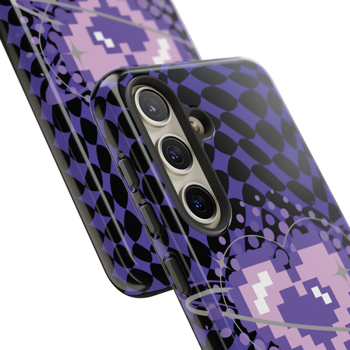 Pixel Heart Phone Case - Tough, Durable Protection for Gamers, Gift for Birthdays, Retro Aesthetic, Cute Tech Accessories, Holiday [...]