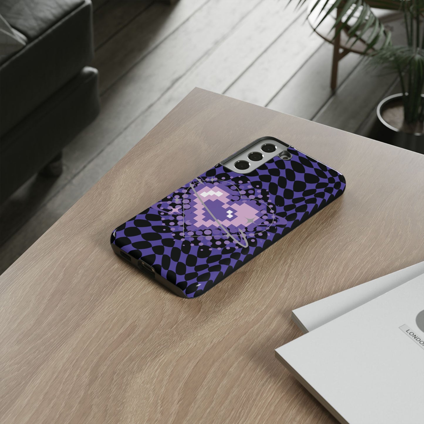 Pixel Heart Phone Case - Tough, Durable Protection for Gamers, Gift for Birthdays, Retro Aesthetic, Cute Tech Accessories, Holiday [...]