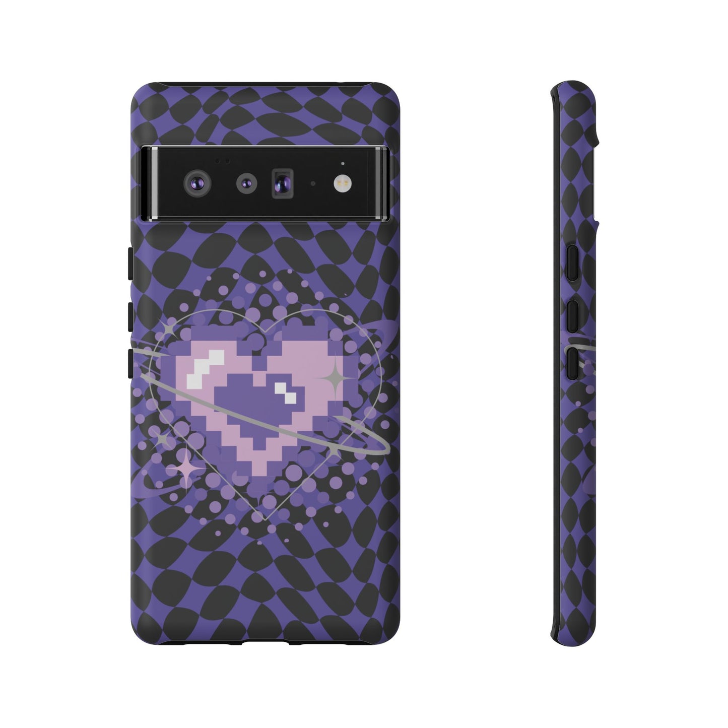 Pixel Heart Phone Case - Tough, Durable Protection for Gamers, Gift for Birthdays, Retro Aesthetic, Cute Tech Accessories, Holiday [...]