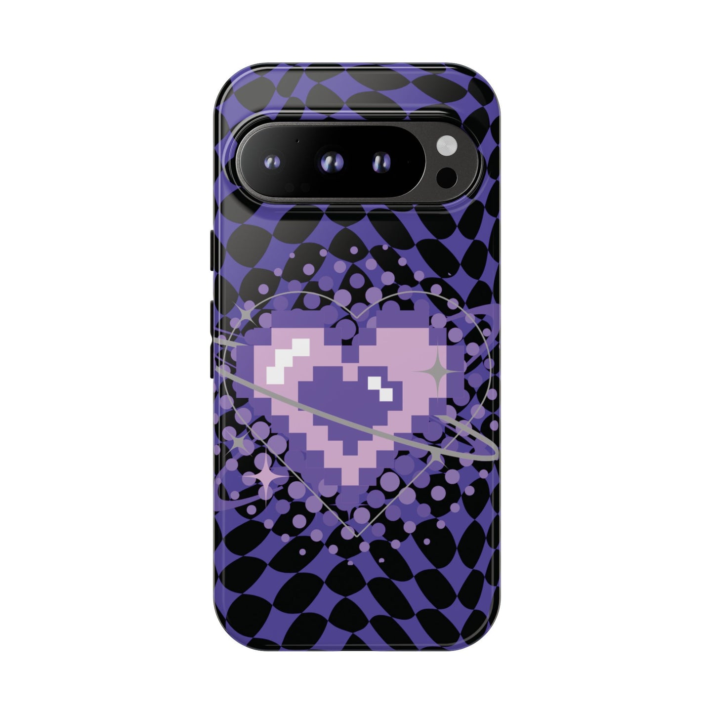 Pixel Heart Phone Case - Tough, Durable Protection for Gamers, Gift for Birthdays, Retro Aesthetic, Cute Tech Accessories, Holiday [...]