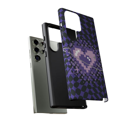 Pixel Heart Phone Case - Tough, Durable Protection for Gamers, Gift for Birthdays, Retro Aesthetic, Cute Tech Accessories, Holiday [...]