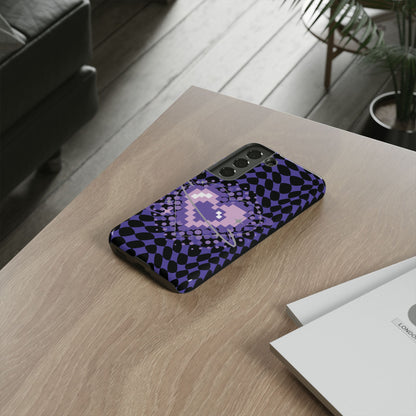 Pixel Heart Phone Case - Tough, Durable Protection for Gamers, Gift for Birthdays, Retro Aesthetic, Cute Tech Accessories, Holiday [...]