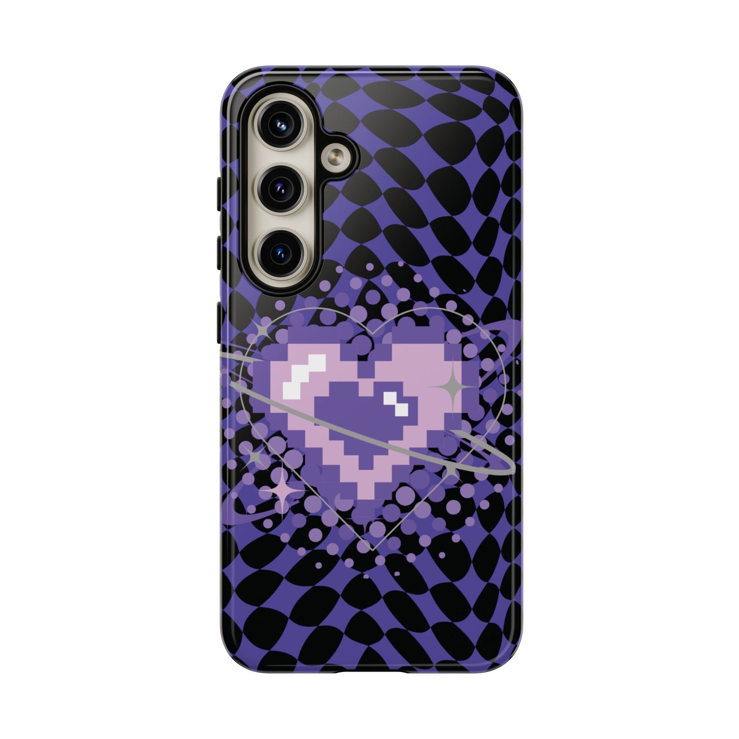 Pixel Heart Phone Case - Tough, Durable Protection for Gamers, Gift for Birthdays, Retro Aesthetic, Cute Tech Accessories, Holiday [...]