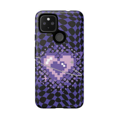 Pixel Heart Phone Case - Tough, Durable Protection for Gamers, Gift for Birthdays, Retro Aesthetic, Cute Tech Accessories, Holiday [...]