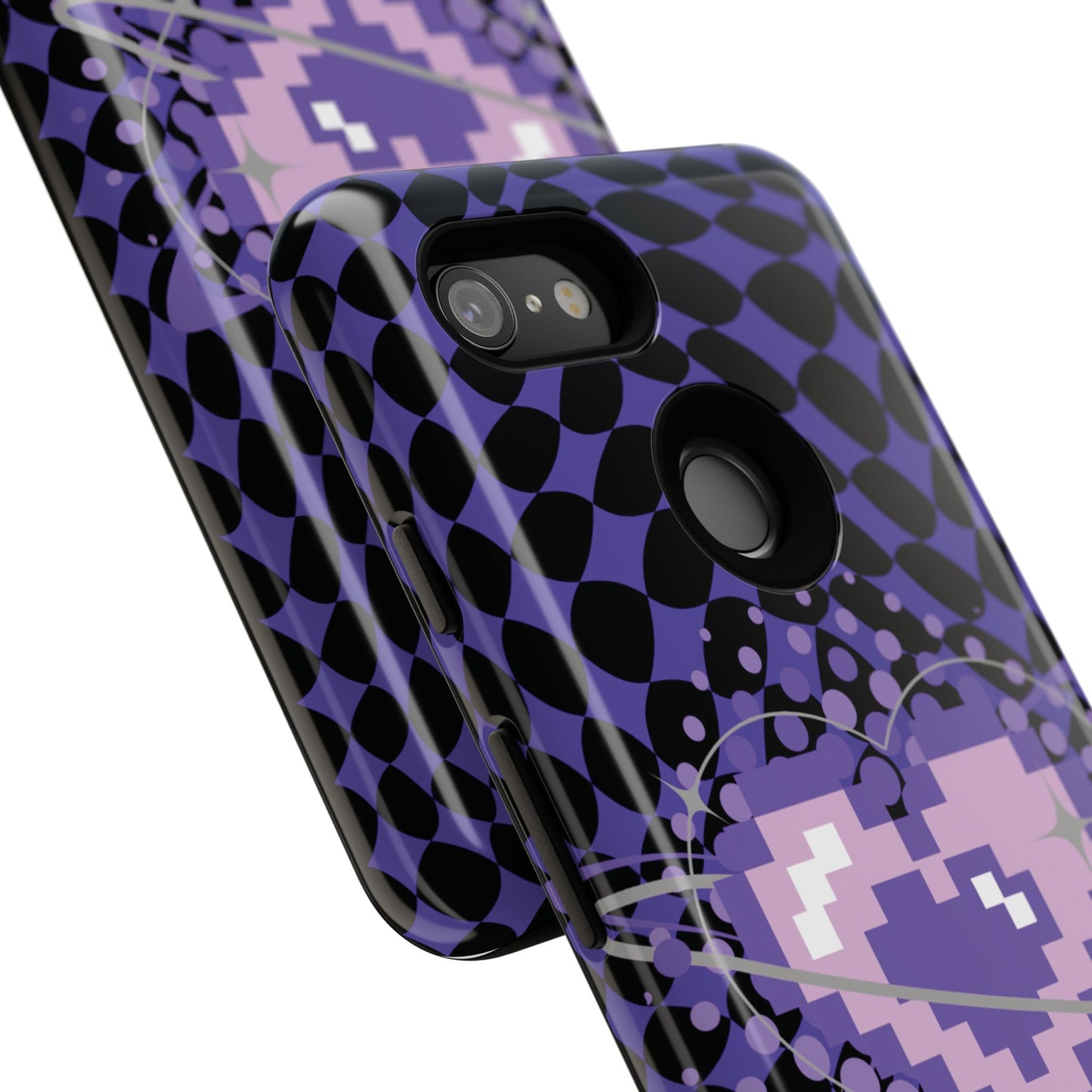 Pixel Heart Phone Case - Tough, Durable Protection for Gamers, Gift for Birthdays, Retro Aesthetic, Cute Tech Accessories, Holiday [...]