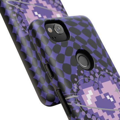 Pixel Heart Phone Case - Tough, Durable Protection for Gamers, Gift for Birthdays, Retro Aesthetic, Cute Tech Accessories, Holiday [...]