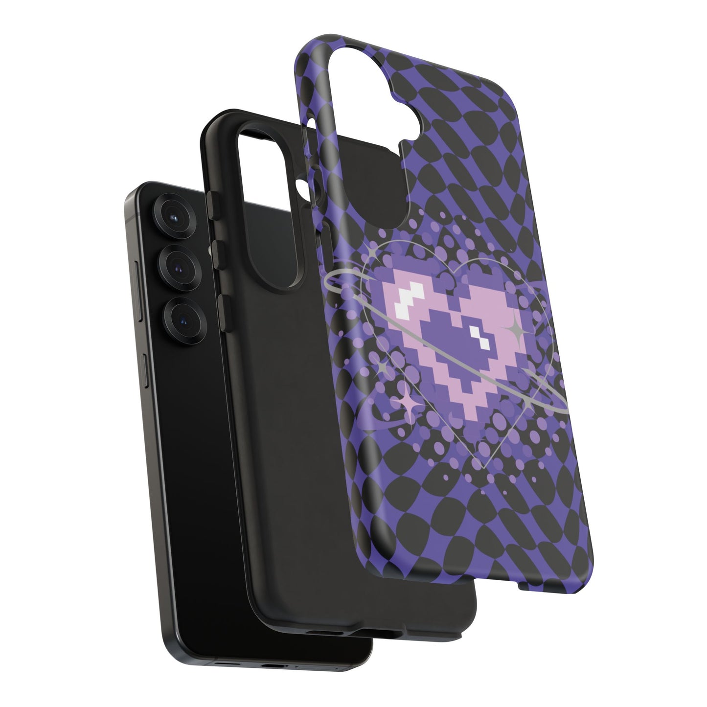 Pixel Heart Phone Case - Tough, Durable Protection for Gamers, Gift for Birthdays, Retro Aesthetic, Cute Tech Accessories, Holiday [...]
