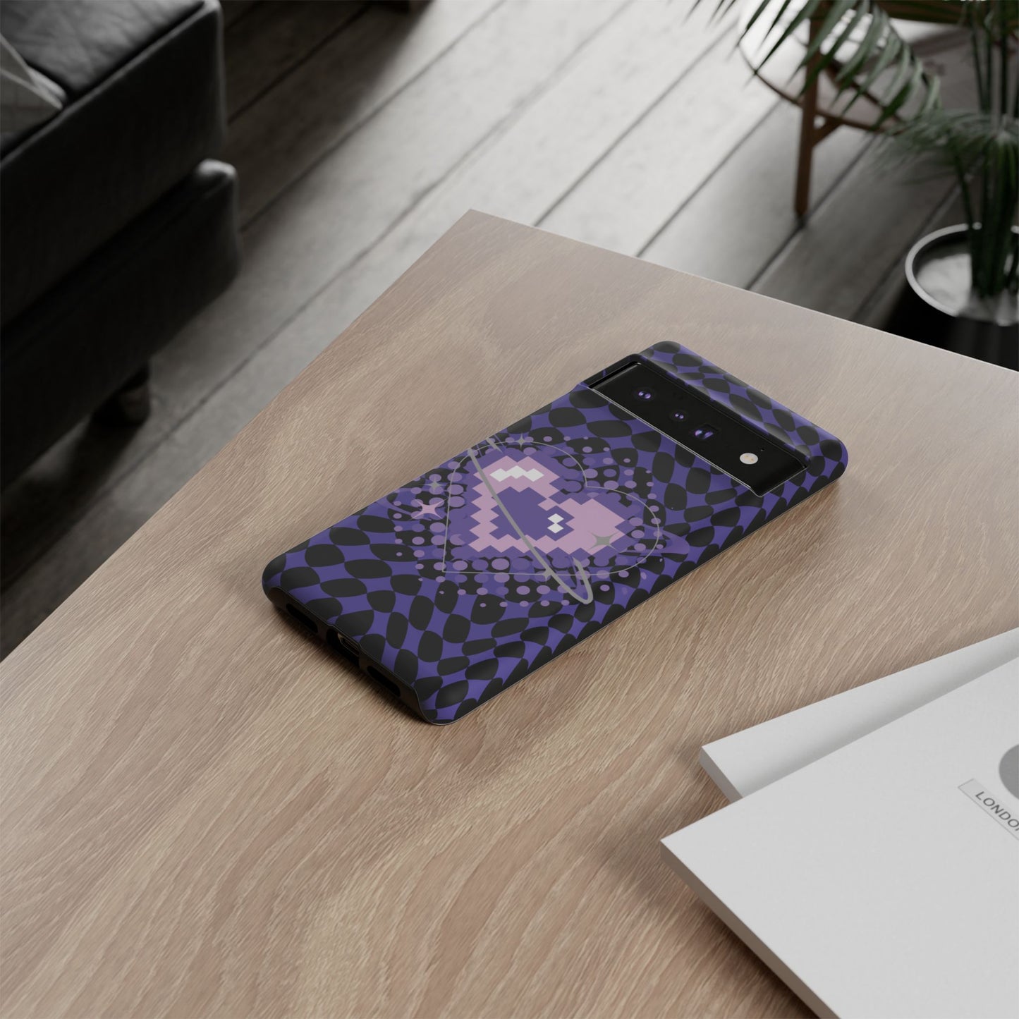 Pixel Heart Phone Case - Tough, Durable Protection for Gamers, Gift for Birthdays, Retro Aesthetic, Cute Tech Accessories, Holiday [...]