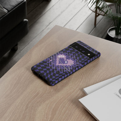 Pixel Heart Phone Case - Tough, Durable Protection for Gamers, Gift for Birthdays, Retro Aesthetic, Cute Tech Accessories, Holiday [...]