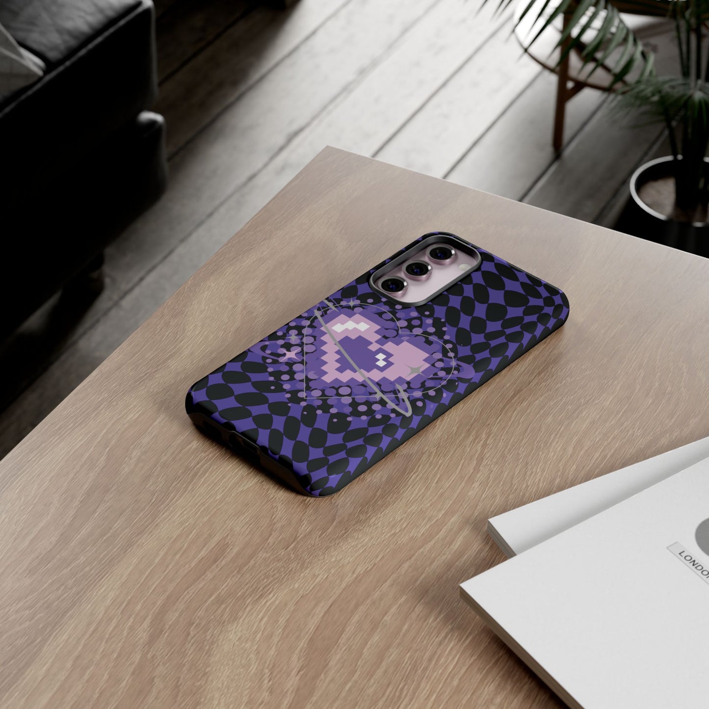 Pixel Heart Phone Case - Tough, Durable Protection for Gamers, Gift for Birthdays, Retro Aesthetic, Cute Tech Accessories, Holiday [...]