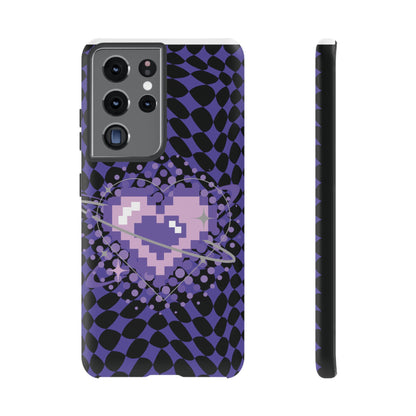 Pixel Heart Phone Case - Tough, Durable Protection for Gamers, Gift for Birthdays, Retro Aesthetic, Cute Tech Accessories, Holiday [...]