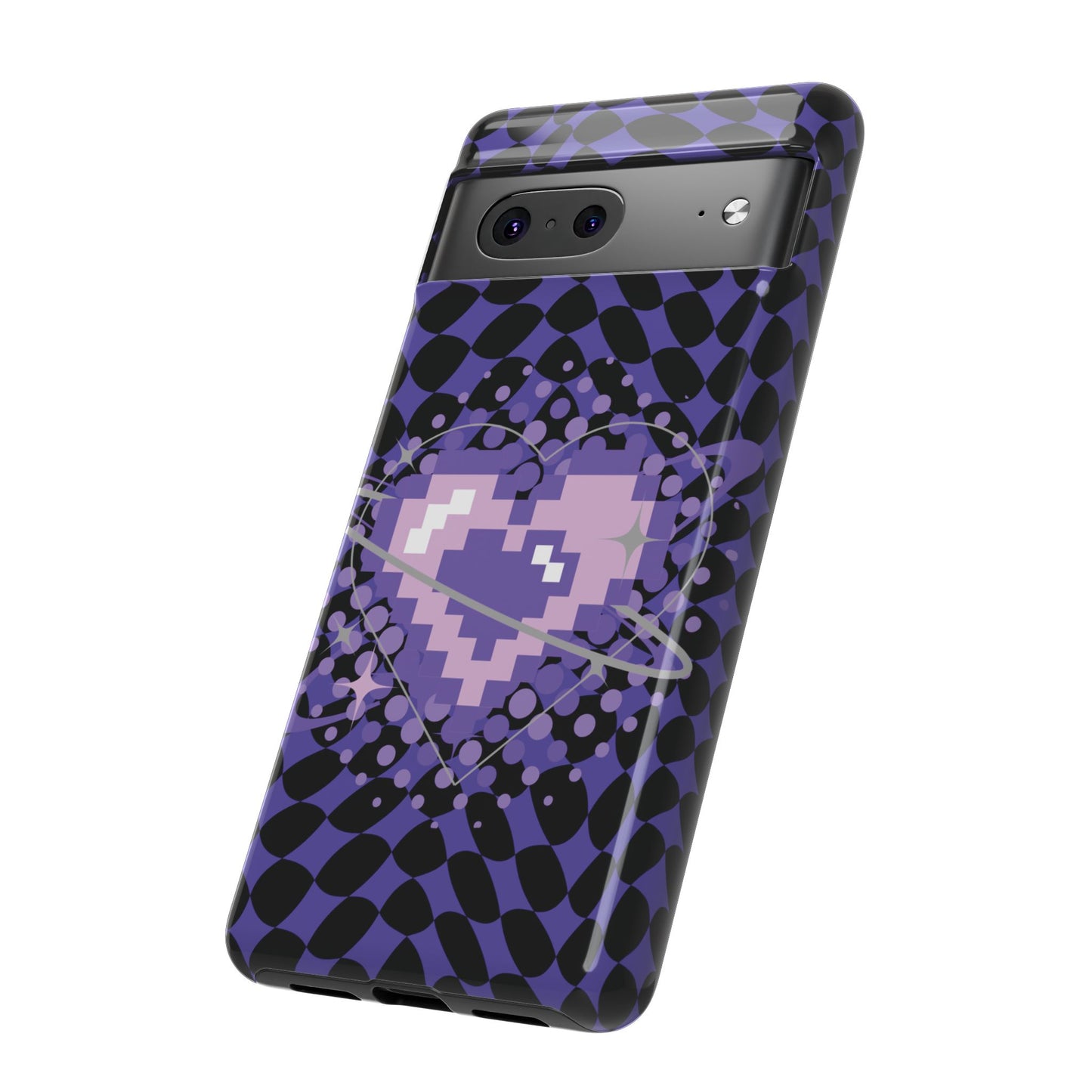 Pixel Heart Phone Case - Tough, Durable Protection for Gamers, Gift for Birthdays, Retro Aesthetic, Cute Tech Accessories, Holiday [...]