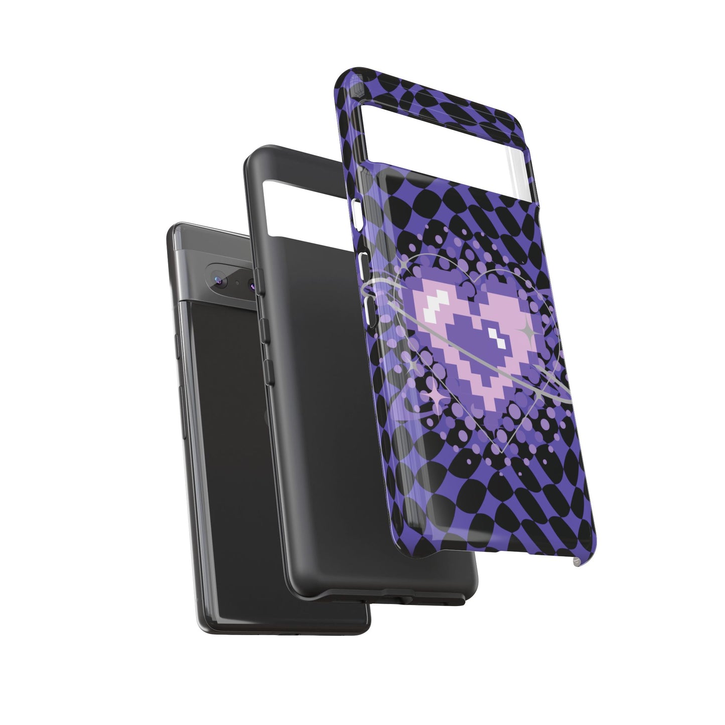 Pixel Heart Phone Case - Tough, Durable Protection for Gamers, Gift for Birthdays, Retro Aesthetic, Cute Tech Accessories, Holiday [...]