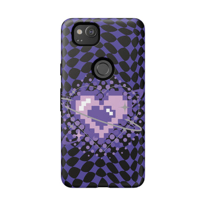 Pixel Heart Phone Case - Tough, Durable Protection for Gamers, Gift for Birthdays, Retro Aesthetic, Cute Tech Accessories, Holiday [...]