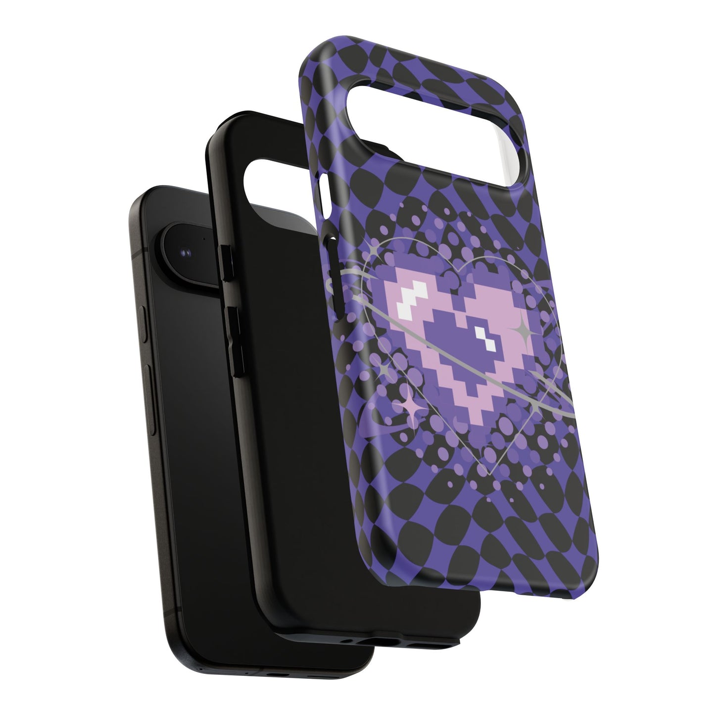 Pixel Heart Phone Case - Tough, Durable Protection for Gamers, Gift for Birthdays, Retro Aesthetic, Cute Tech Accessories, Holiday [...]