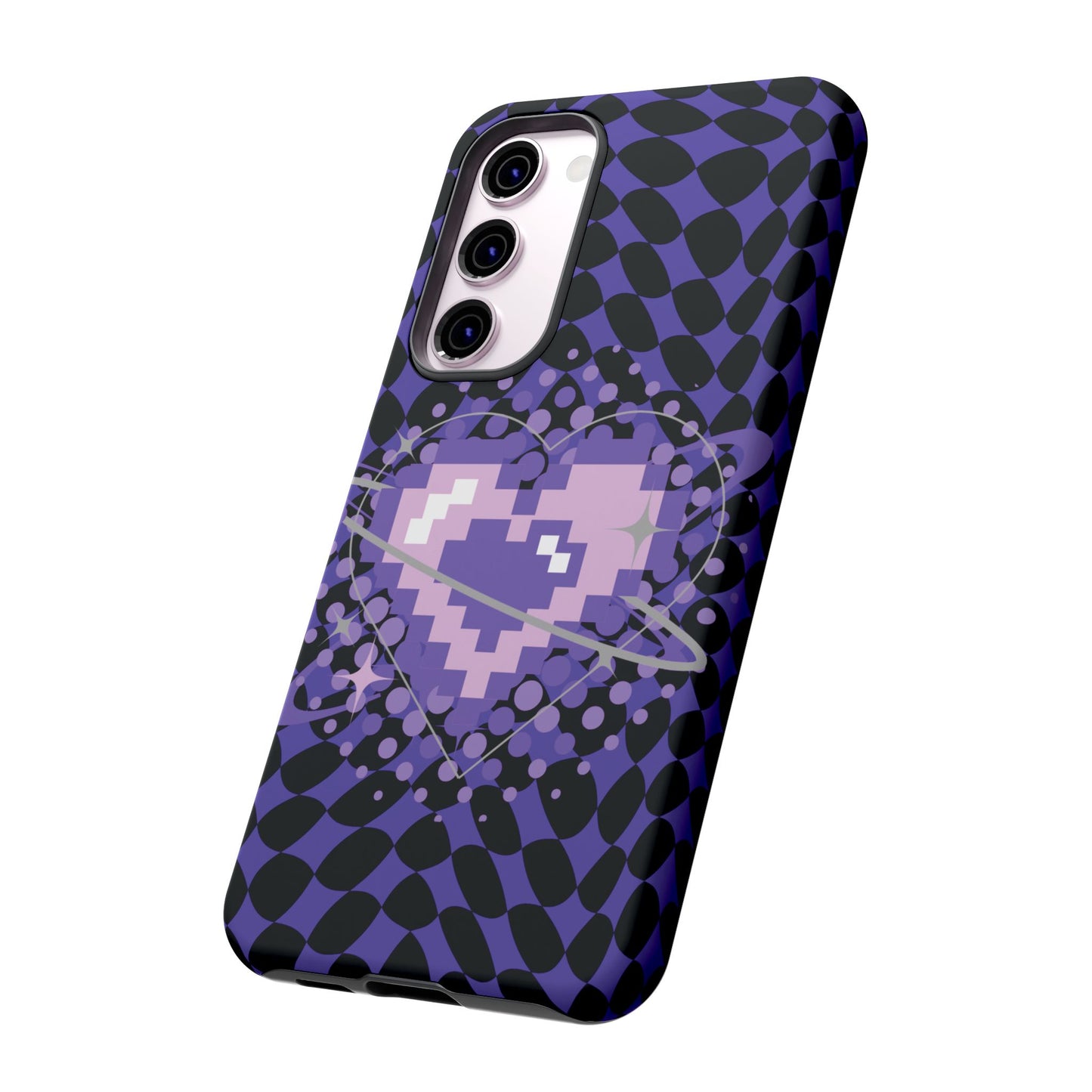 Pixel Heart Phone Case - Tough, Durable Protection for Gamers, Gift for Birthdays, Retro Aesthetic, Cute Tech Accessories, Holiday [...]