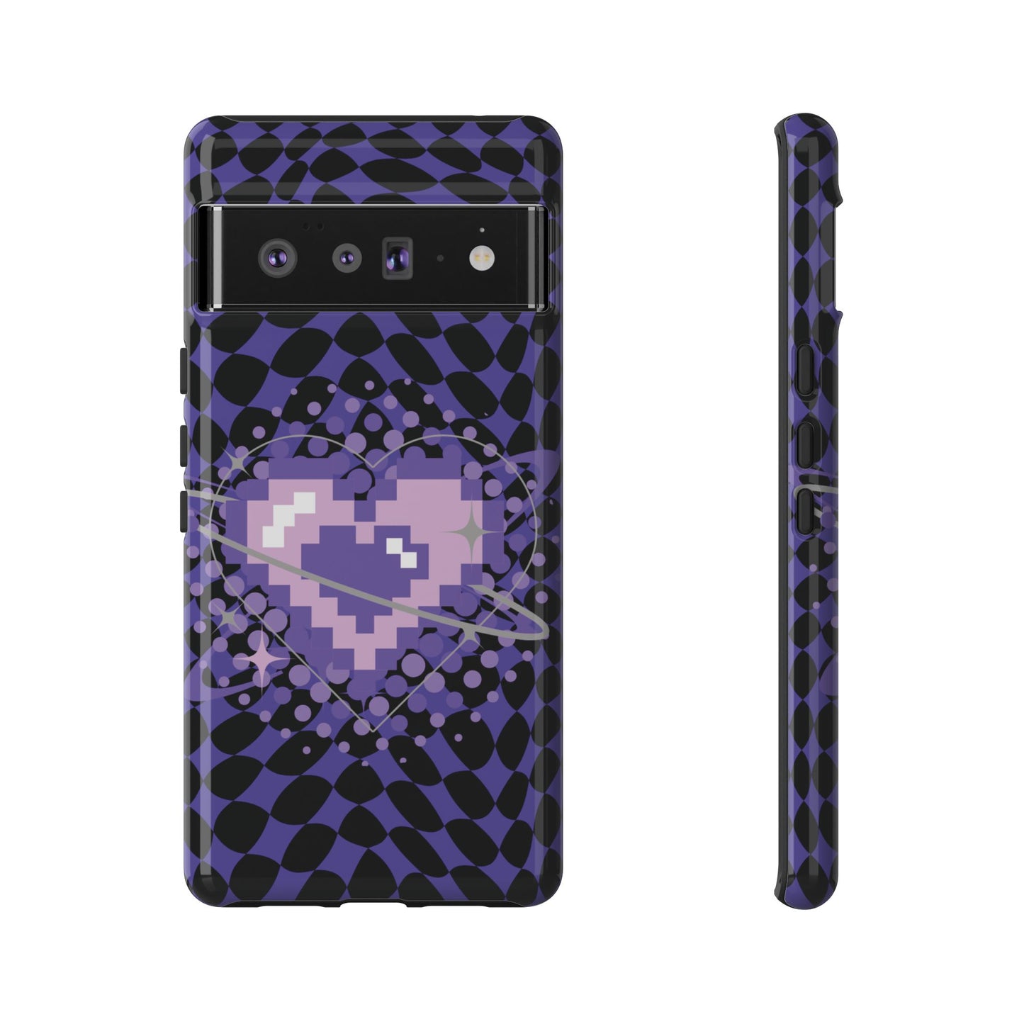 Pixel Heart Phone Case - Tough, Durable Protection for Gamers, Gift for Birthdays, Retro Aesthetic, Cute Tech Accessories, Holiday [...]