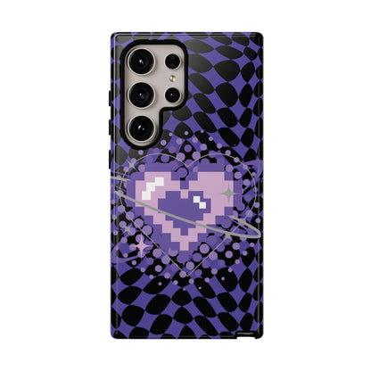 Pixel Heart Phone Case - Tough, Durable Protection for Gamers, Gift for Birthdays, Retro Aesthetic, Cute Tech Accessories, Holiday [...]