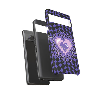 Pixel Heart Phone Case - Tough, Durable Protection for Gamers, Gift for Birthdays, Retro Aesthetic, Cute Tech Accessories, Holiday [...]