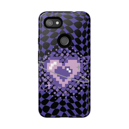 Pixel Heart Phone Case - Tough, Durable Protection for Gamers, Gift for Birthdays, Retro Aesthetic, Cute Tech Accessories, Holiday [...]