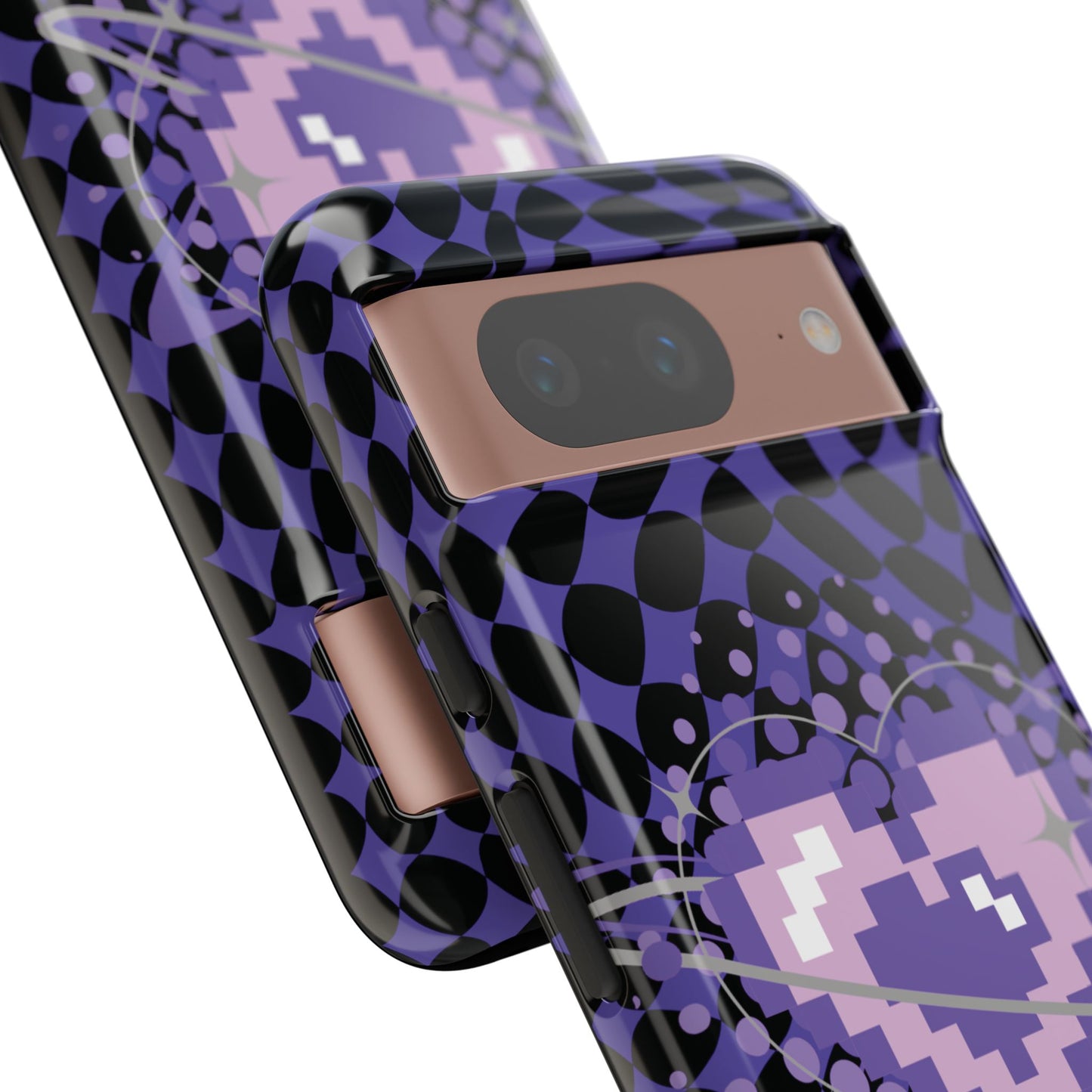 Pixel Heart Phone Case - Tough, Durable Protection for Gamers, Gift for Birthdays, Retro Aesthetic, Cute Tech Accessories, Holiday [...]