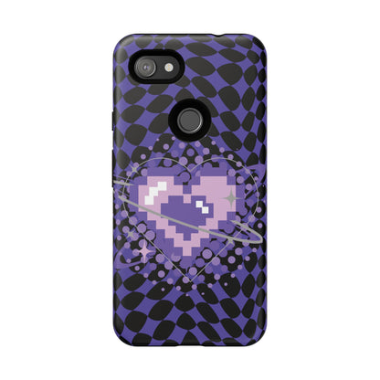 Pixel Heart Phone Case - Tough, Durable Protection for Gamers, Gift for Birthdays, Retro Aesthetic, Cute Tech Accessories, Holiday [...]