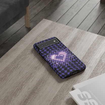 Pixel Heart Phone Case - Tough, Durable Protection for Gamers, Gift for Birthdays, Retro Aesthetic, Cute Tech Accessories, Holiday [...]
