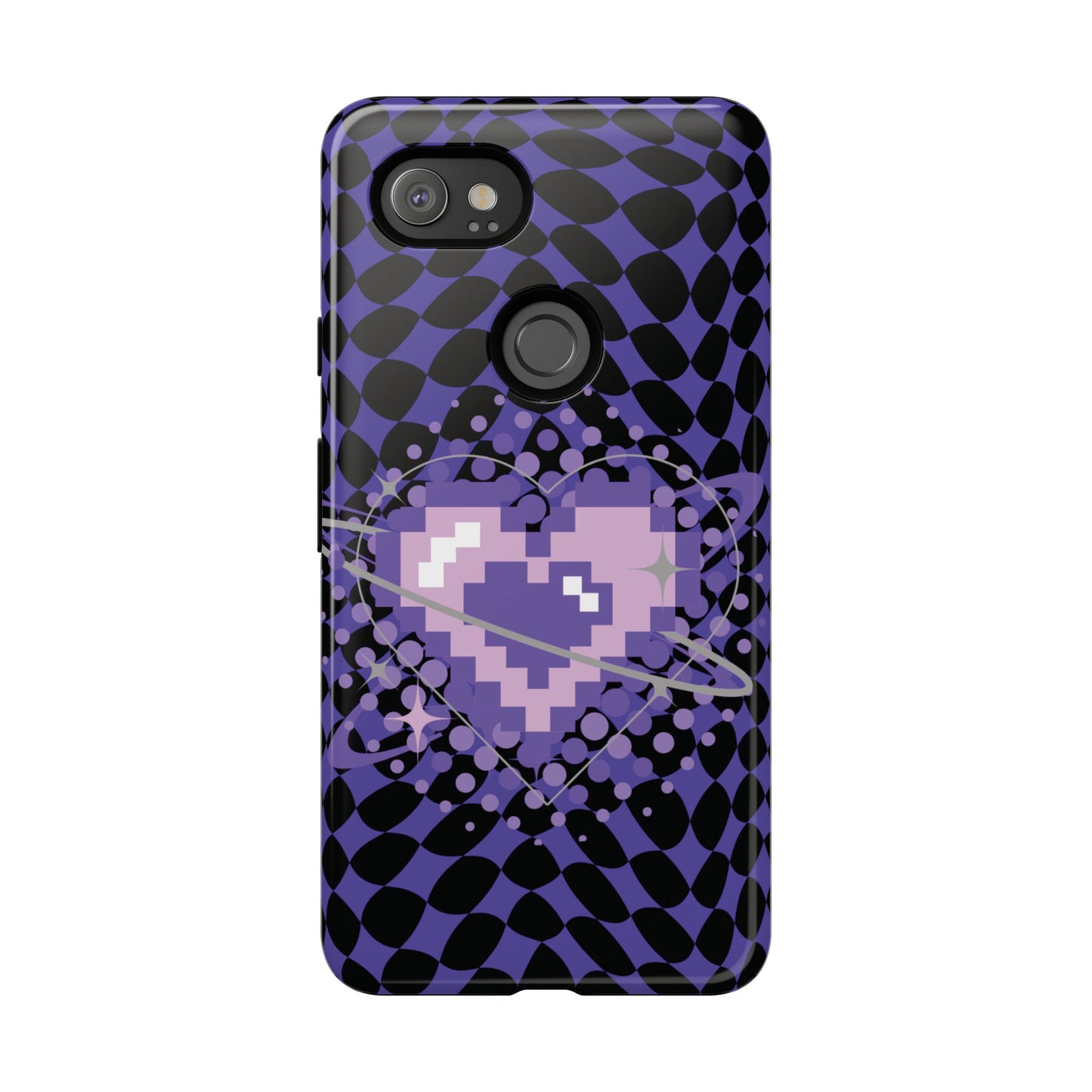 Pixel Heart Phone Case - Tough, Durable Protection for Gamers, Gift for Birthdays, Retro Aesthetic, Cute Tech Accessories, Holiday [...]