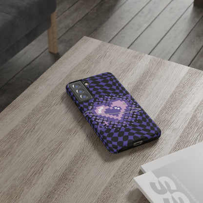Pixel Heart Phone Case - Tough, Durable Protection for Gamers, Gift for Birthdays, Retro Aesthetic, Cute Tech Accessories, Holiday [...]
