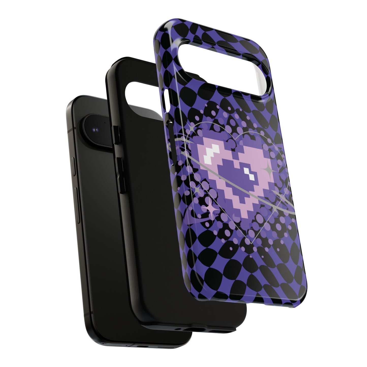 Pixel Heart Phone Case - Tough, Durable Protection for Gamers, Gift for Birthdays, Retro Aesthetic, Cute Tech Accessories, Holiday [...]