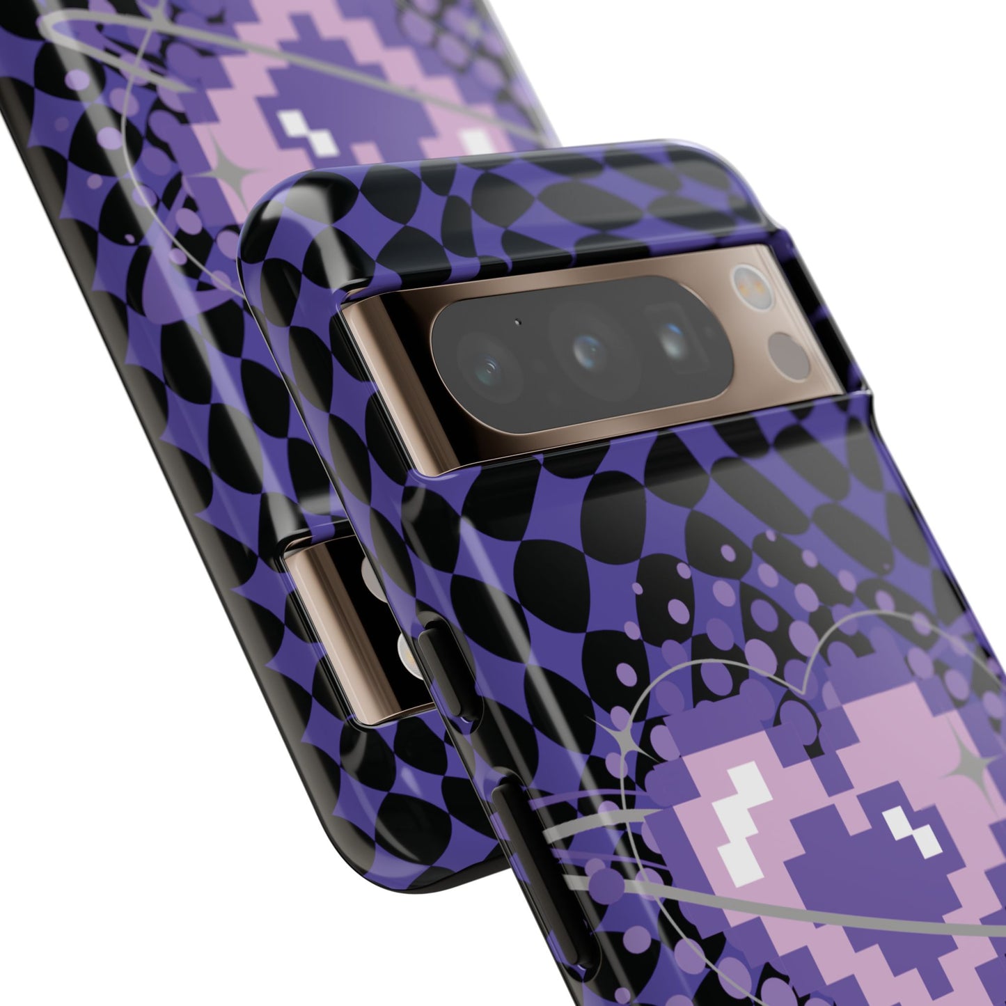 Pixel Heart Phone Case - Tough, Durable Protection for Gamers, Gift for Birthdays, Retro Aesthetic, Cute Tech Accessories, Holiday [...]