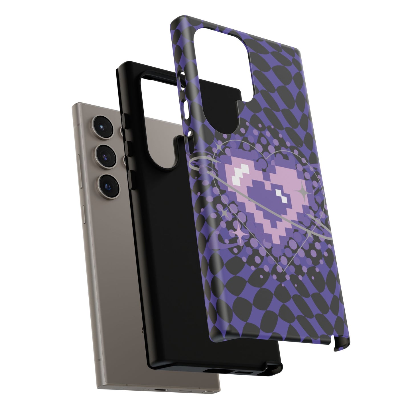 Pixel Heart Phone Case - Tough, Durable Protection for Gamers, Gift for Birthdays, Retro Aesthetic, Cute Tech Accessories, Holiday [...]