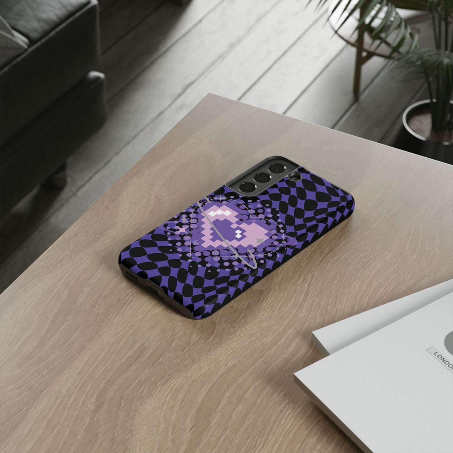 Pixel Heart Phone Case - Tough, Durable Protection for Gamers, Gift for Birthdays, Retro Aesthetic, Cute Tech Accessories, Holiday [...]