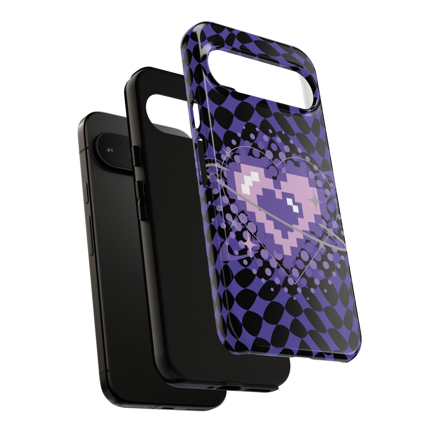 Pixel Heart Phone Case - Tough, Durable Protection for Gamers, Gift for Birthdays, Retro Aesthetic, Cute Tech Accessories, Holiday [...]