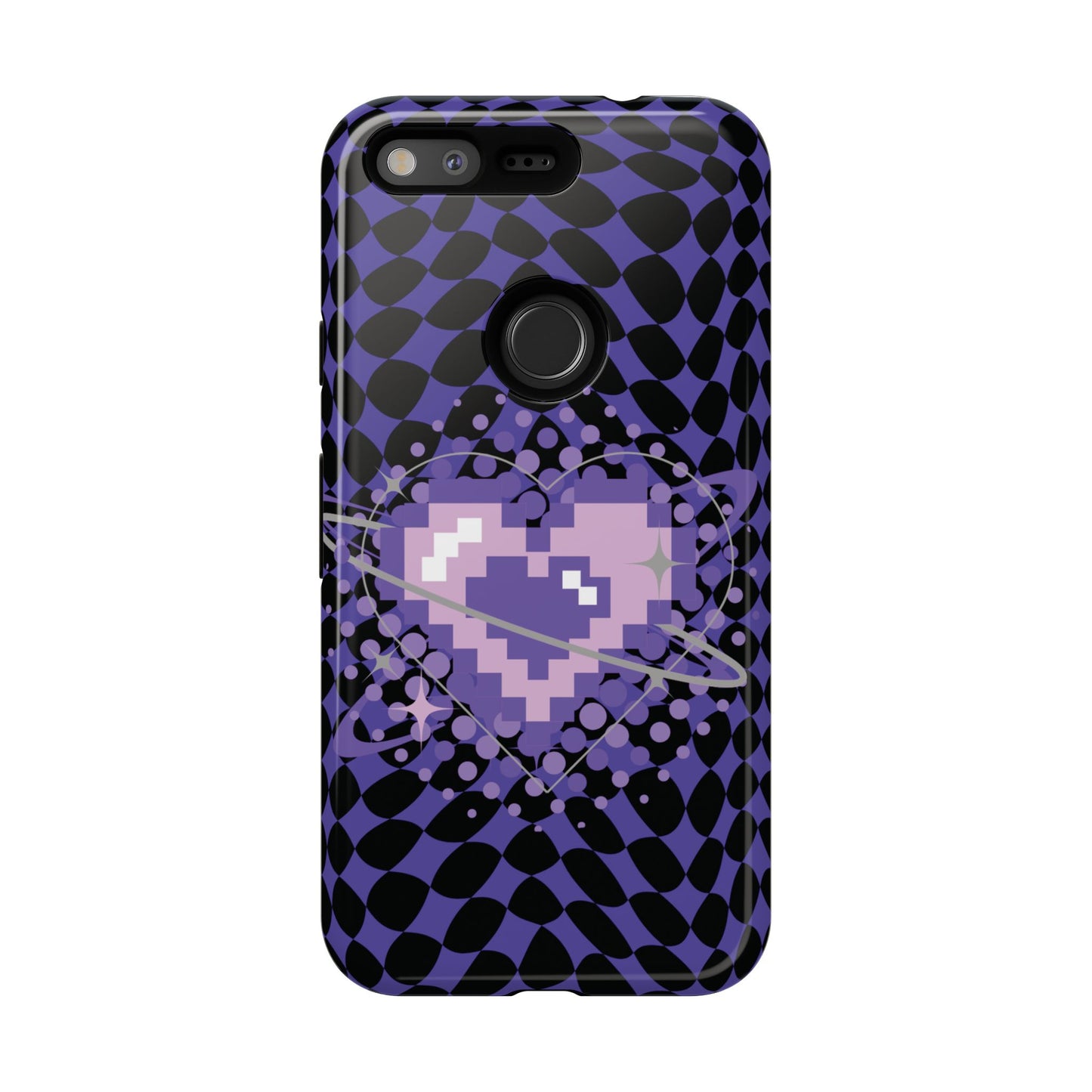 Pixel Heart Phone Case - Tough, Durable Protection for Gamers, Gift for Birthdays, Retro Aesthetic, Cute Tech Accessories, Holiday [...]