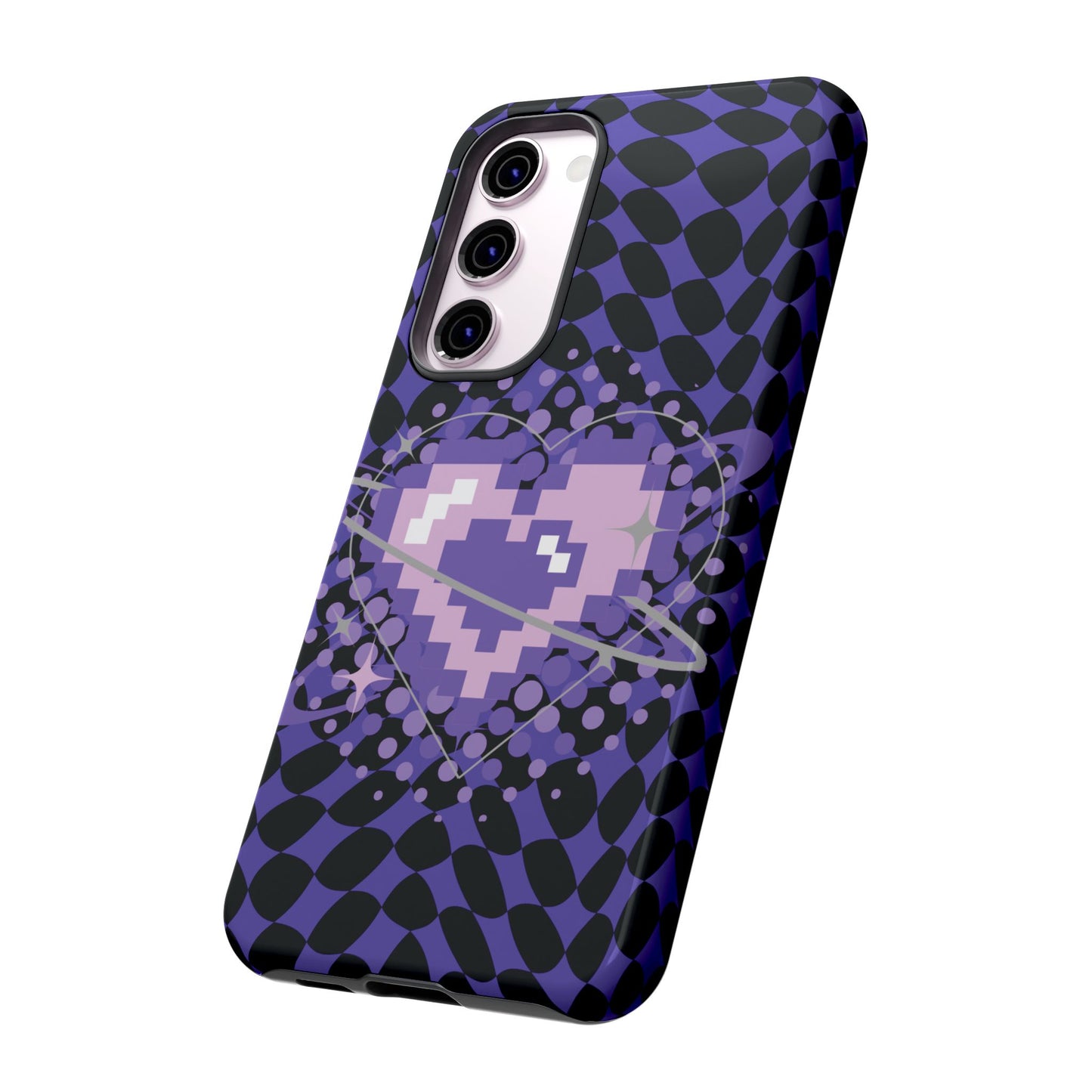 Pixel Heart Phone Case - Tough, Durable Protection for Gamers, Gift for Birthdays, Retro Aesthetic, Cute Tech Accessories, Holiday [...]