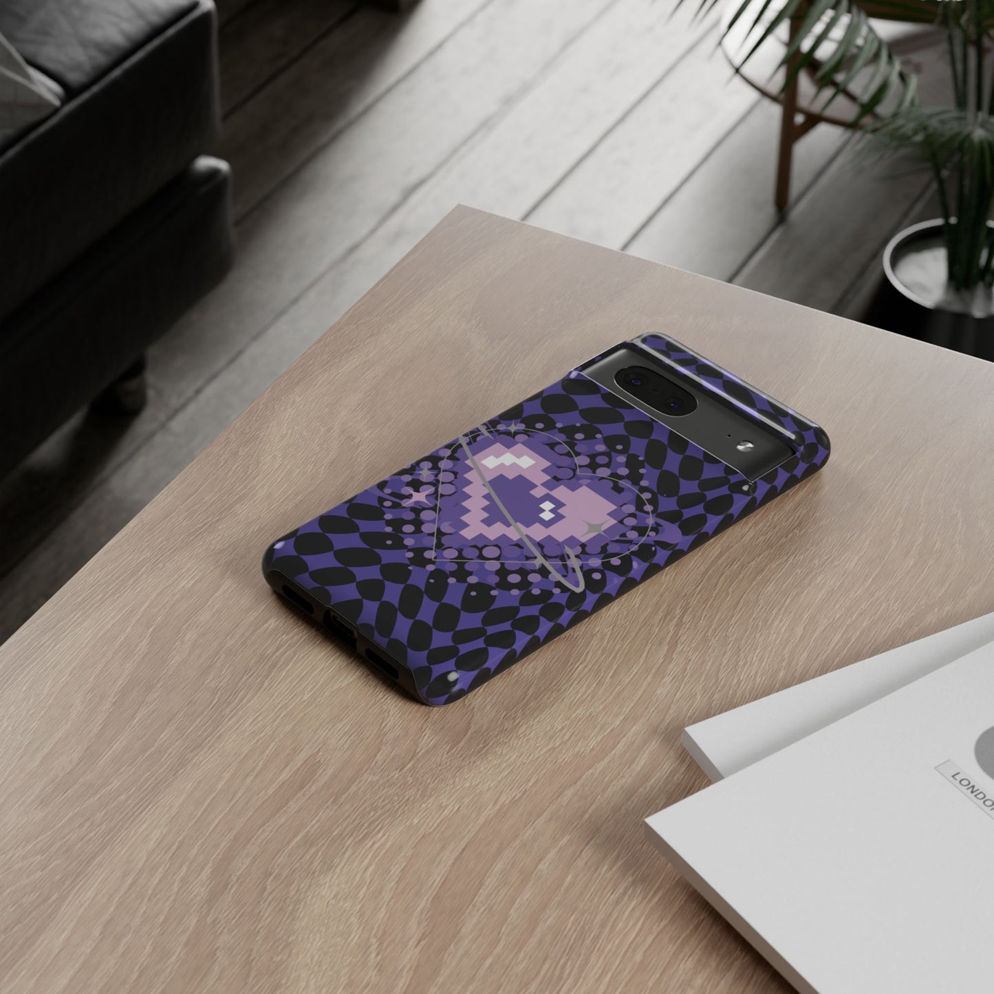 Pixel Heart Phone Case - Tough, Durable Protection for Gamers, Gift for Birthdays, Retro Aesthetic, Cute Tech Accessories, Holiday [...]