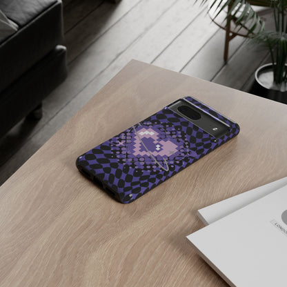Pixel Heart Phone Case - Tough, Durable Protection for Gamers, Gift for Birthdays, Retro Aesthetic, Cute Tech Accessories, Holiday [...]