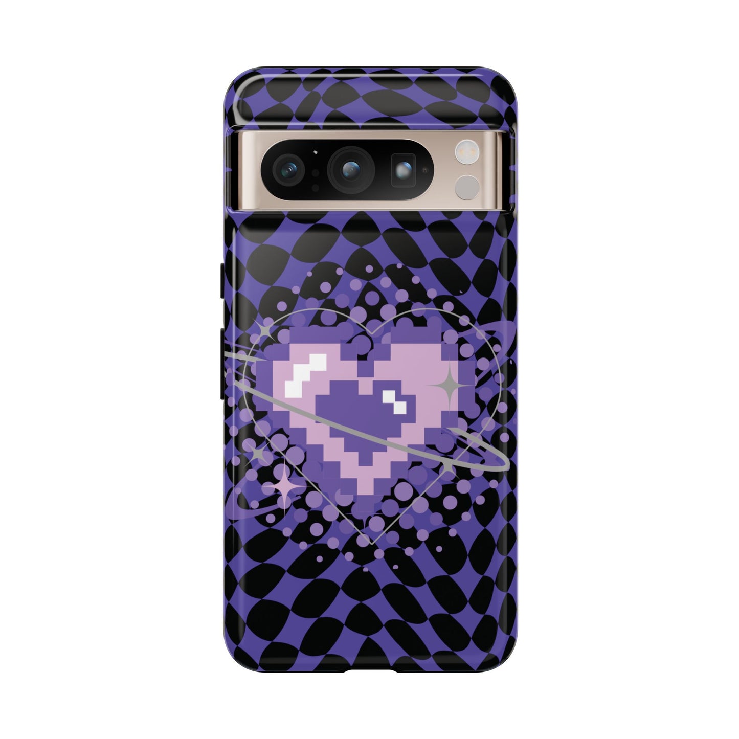 Pixel Heart Phone Case - Tough, Durable Protection for Gamers, Gift for Birthdays, Retro Aesthetic, Cute Tech Accessories, Holiday [...]