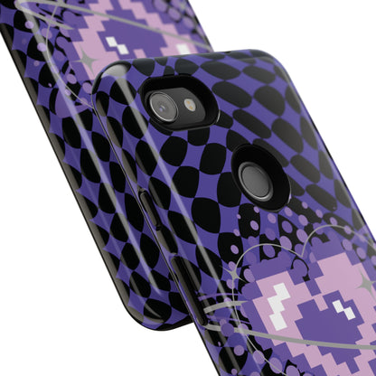 Pixel Heart Phone Case - Tough, Durable Protection for Gamers, Gift for Birthdays, Retro Aesthetic, Cute Tech Accessories, Holiday [...]