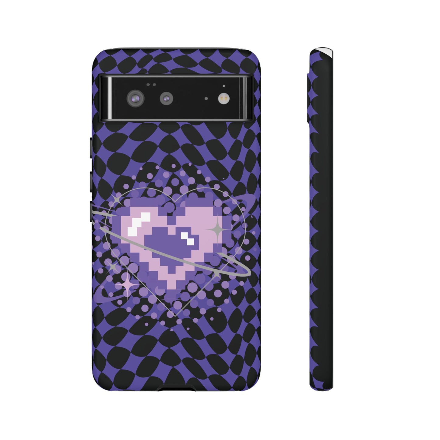Pixel Heart Phone Case - Tough, Durable Protection for Gamers, Gift for Birthdays, Retro Aesthetic, Cute Tech Accessories, Holiday [...]